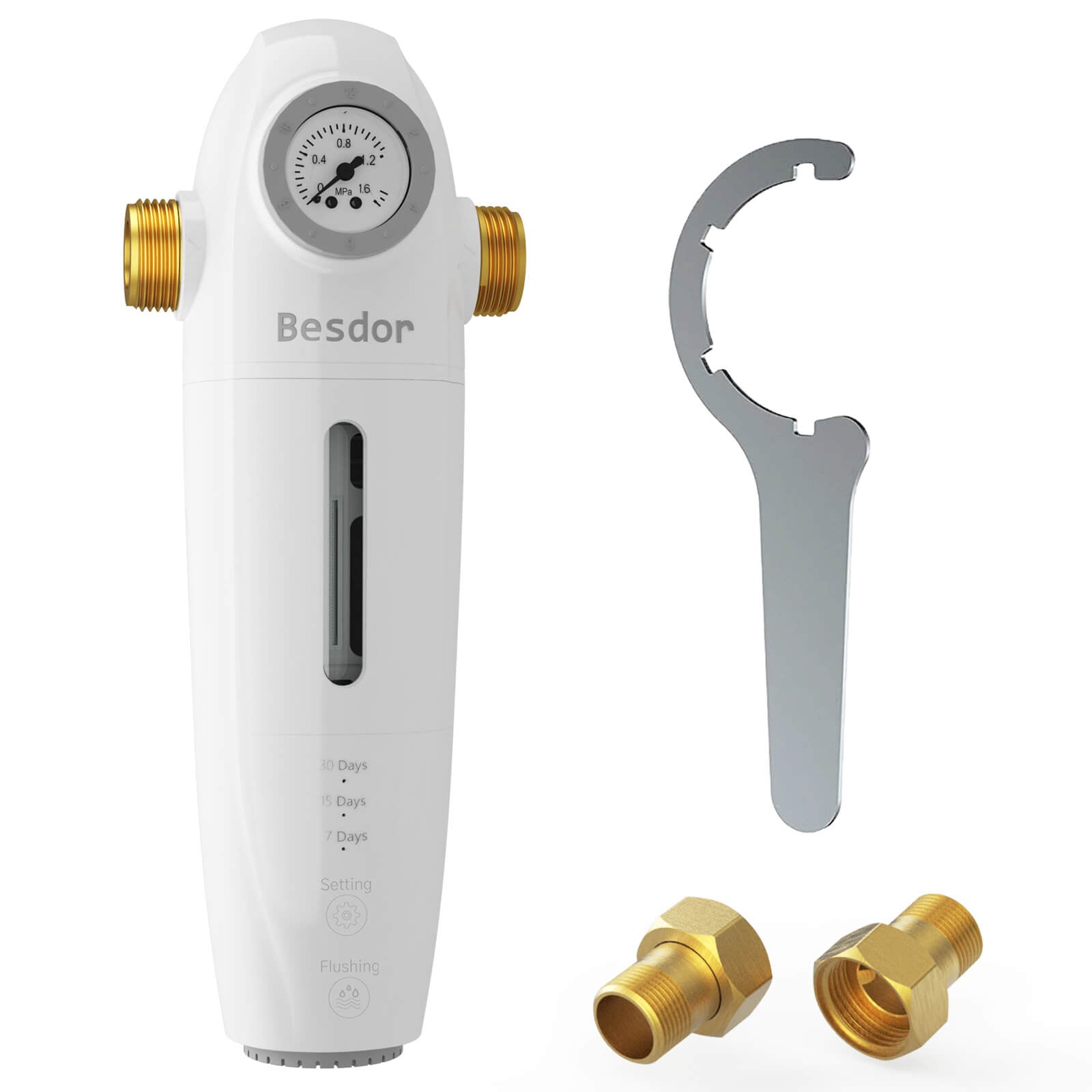 Besdor SWater 3 Full-Automatic Backwash Spin-down Sediment Prefilter System